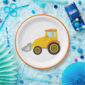 Bouw Bulldozer Birthday Party Paper Bord (Feest)
