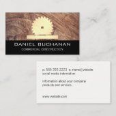 Bouw / Buzz Saw / Houtkorrel Visitekaartje (Voorkant / Achterkant)