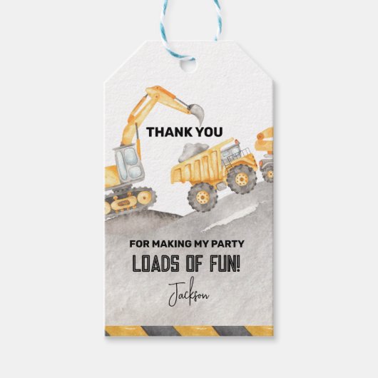 Bouw cadeaukaartjes cadeaulabel (Voorkant)