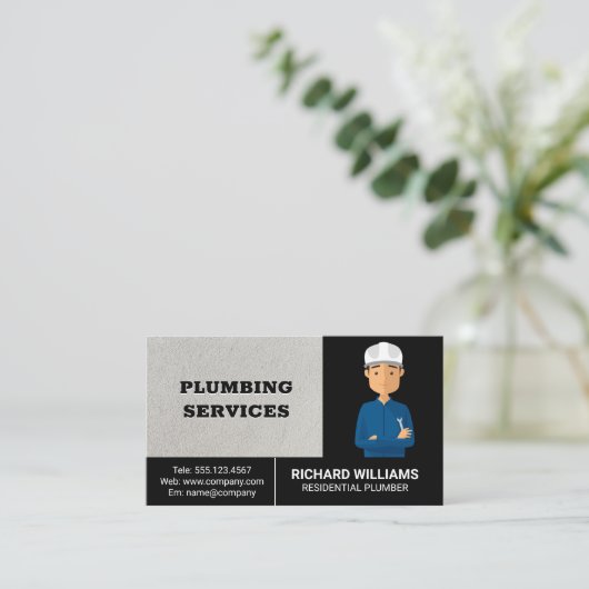 Bouw | Carpenter Visitekaartje (Staand voorkant)