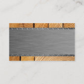 Bouw | Circulaire | Staal hout | Dump Truck Visitekaartje (Achterkant)