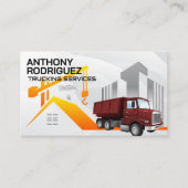 Bouw | Commerciële onroerende goederen | Dumptruck Visitekaartje (Voorkant)