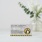 Bouw | Concreet | Earth Dozer | Bouwer Visitekaartje (Staand voorkant)