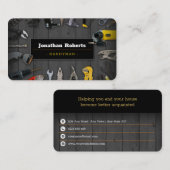 Bouw | Contractant | Handig Man Visitekaartje (Voorkant / Achterkant)