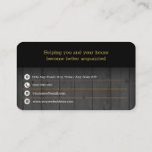 Bouw | Contractant | Handig Man Visitekaartje (Achterkant)