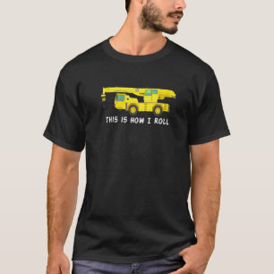 Bouw Crane Big Trucks Diggers for Boys & G T-shirt