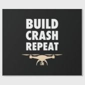 Bouw de Crash Repat Drone Cadeaupapier (Vlak)