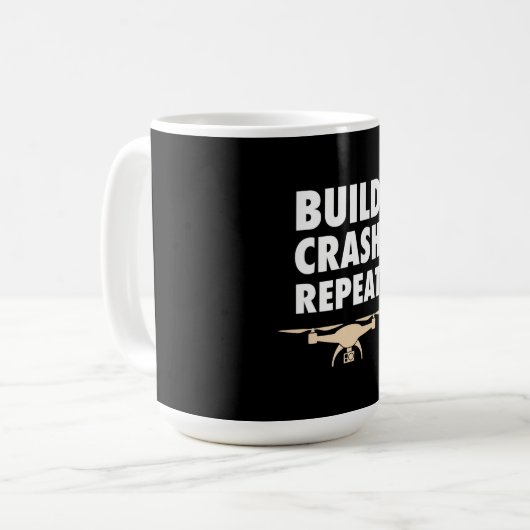 Bouw de Crash Repat Drone Koffiemok (Voorkant links)