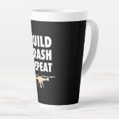 Bouw de Crash Repat Drone Latte Mok (Rechterhoek)