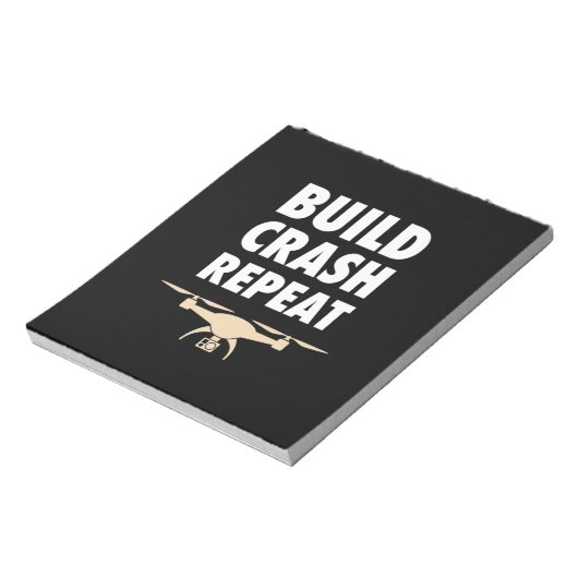 Bouw de Crash Repat Drone Notitieblok (Linkerzijde)