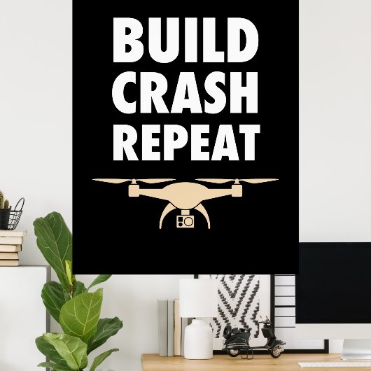 Bouw de Crash Repat Drone Poster (Thuiskantoor)