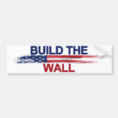 Bouw de muur bumpersticker (Voorkant)