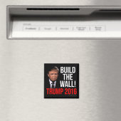 Bouw de Muur Donald Trump 2016 Magneet (Insitu (Vaatwasser))