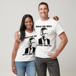 BOUW DE MUUR, DONALD TRUMP T-SHIRTS