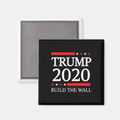 Bouw De Muur Stem Trump Campagne Magneet (Voorkant / Achterkant)