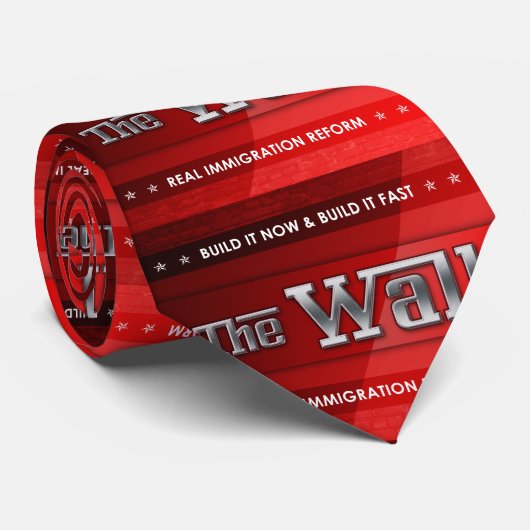 Bouw de muur stropdas (Opgerold)