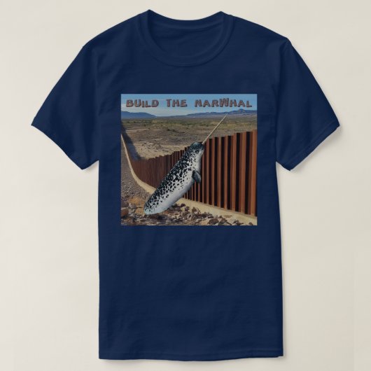 Bouw de Narwal T-shirt (Design voorkant)