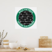 Bouw de omheining poster (Keuken)