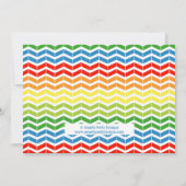 Bouw de verjaardagsfeestuitnodiging van een Beer B Kaart (Achterkant)