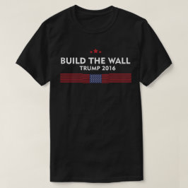 Bouw de wand Trump 2016 T-shirt