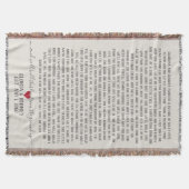 Bouw deze liefde van de grond op jubileum gif deken (Voorkant)