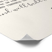 Bouw deze liefde vanaf de grond op de bruiloft poster (Hoek)