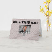 Bouw deze muur/anti Trump, Kaart (Gele Bloem)