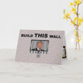 Bouw deze muur/anti Trump, Kaart (Gele Bloem)