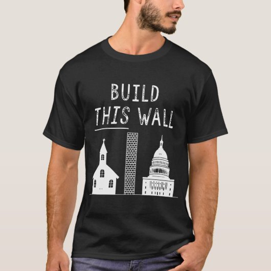 bouw deze muur mexico t-shirt (Voorkant)