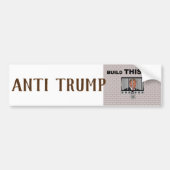 Bouw deze wand/anti-trump, bumpersticker (Voorkant)