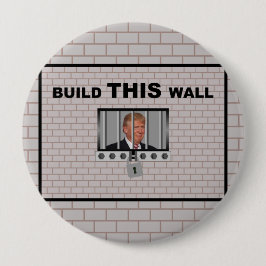 Bouw deze wand/anti-trump, ronde button 4,0 cm