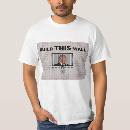 Bouw deze wand/anti-trump, t-shirt (Voorkant)