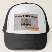 Bouw deze wand/antitrump, Trucker Hat Pet (Voorkant)