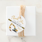 Bouw Digger Boy Verjaardagsfeest Bedankt Bedankjes Labels (In situ)