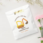 Bouw Digger Valentijn Favor Tassen Bedankzakje (Gezegeld)