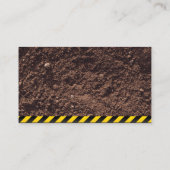 Bouw | Dirt Visitekaartje (Achterkant)