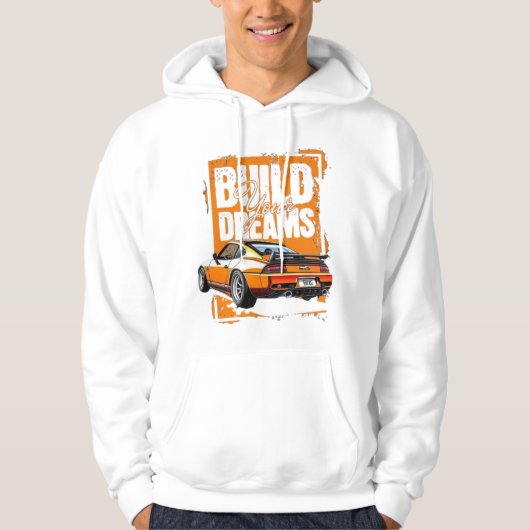 Bouw Dromen – Gedreven om te Slagen Pullover Hoodi (Voorkant)