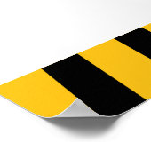 Bouw Dump Truck 1e Verjaardagsfeestje Poster (Hoek)