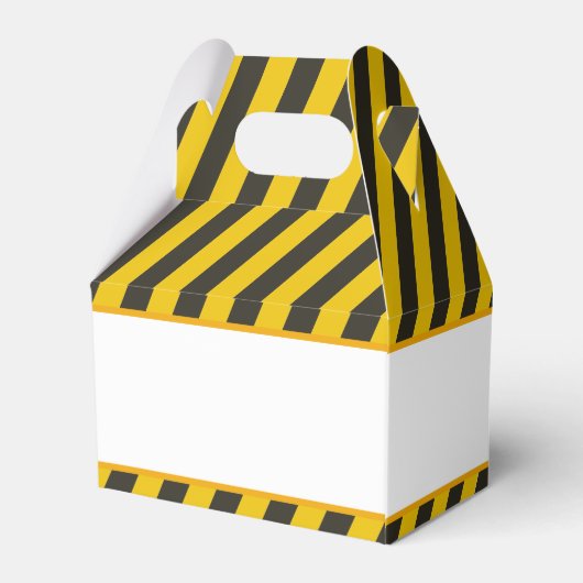 Bouw Dump Truck Birthday Bedankdoosjes (Achterkant)