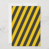 Bouw Dump Truck Birthday Kaart (Achterkant)