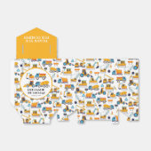 Bouw Dump Truck Birthday Party Hartelijk dank Bedankdoosjes (Uitgevouwen)