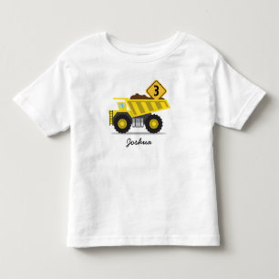 Bouw Dump Truck Boy Elke leeftijd Verjaardag Kinder Shirts