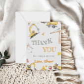 Bouw Dump Truck Boy Verjaardag Geel Bedankkaart