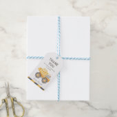 Bouw Dump Truck Cadeaulabel (Met Touw)
