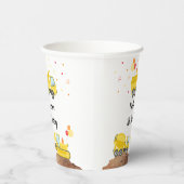 Bouw Dump Truck Digger Boy Birthday Papieren Bekers (Rechts)