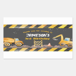 Bouw, Dump Truck Gable Box Label