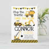 Bouw, Dump Truck Kaart (Staand voorkant)