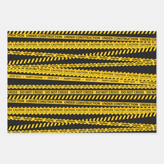 Bouw Dump Truck Kids Verjaardagscadeaus Inpakpapier Vel (Voorkant 3)