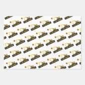 Bouw Dump Truck Kids Verjaardagscadeaus Inpakpapier Vel (Voorkant 2)