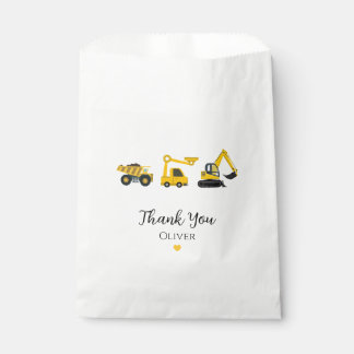 Bouw Dump Truck, Kraan & Graafmachine Bedankzakje